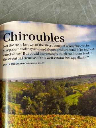 Decanter, The Vanishing of Chiroubles, by Natasha Hughes MW